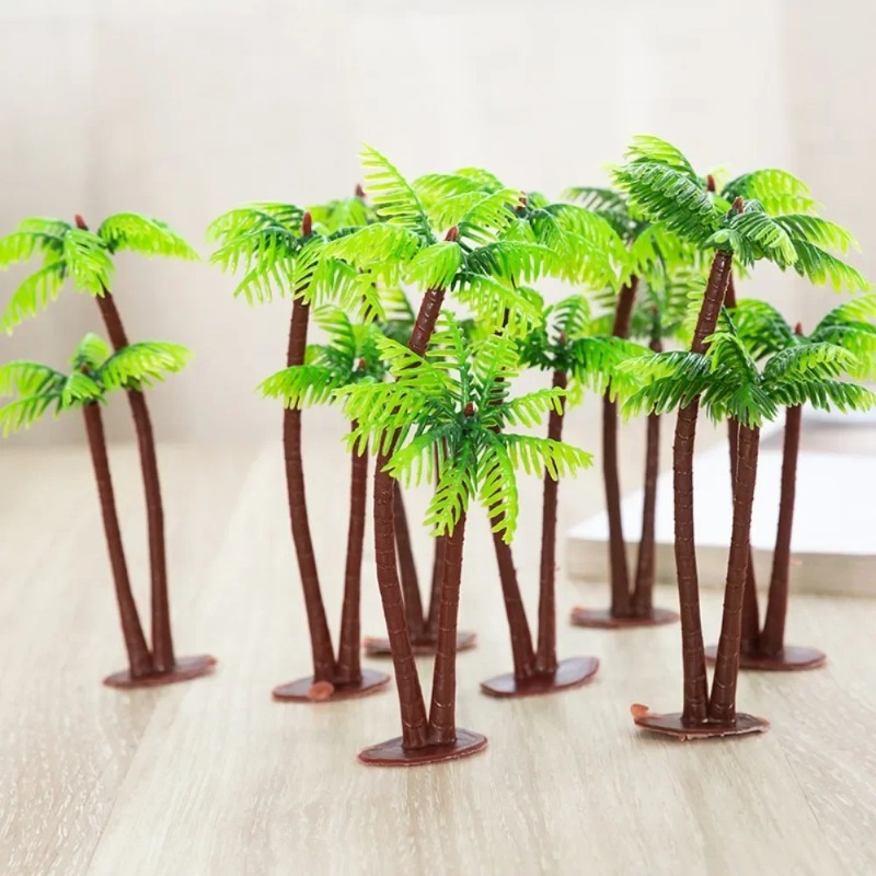 Aquarium Planted Tree - 10/20/30/40/50 шт. Миниатюрные кокосовые пальмы для