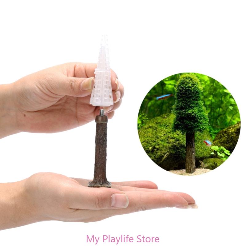 Aquarium Planted Tree - Декоративное украшение для аквариума, держатель для