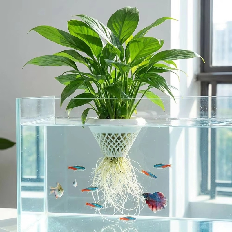 Planted Aquarium Jar - Плавающий горшок для аквариумных растений, 3D-держатель