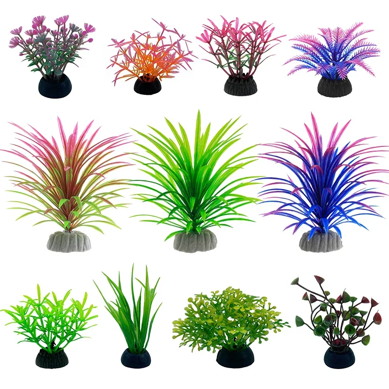 Aquarium Planted Tree - Декоративная имитация аквариума из ПВХ, искусственные