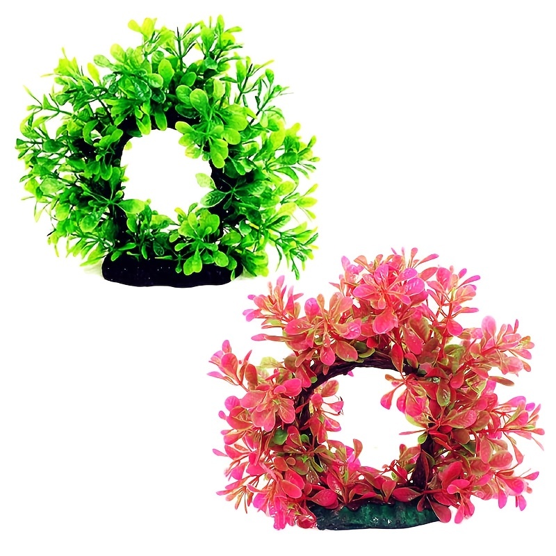 Aquarium Plant Diseases - Подводный венок Искусственный подводный пластиковый аквариум