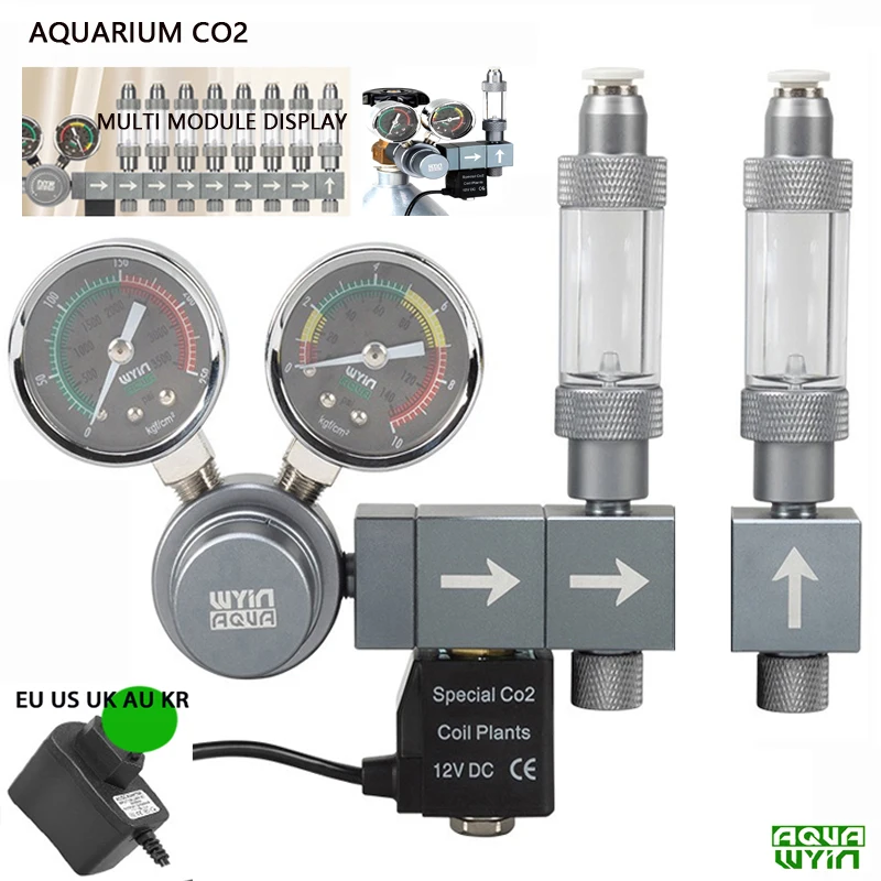 Регулятор CO2 для аквариума с  – обзор и цена Co2 Regulator Dual Stage