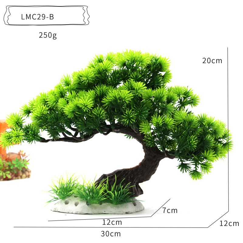 Пластиковые искусственные раст – обзор и цена Aquarium Planted Tree