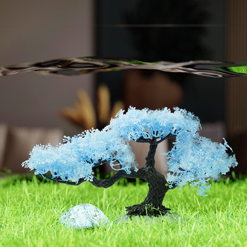 Искусственные пластиковые водн – обзор и цена Aquarium Planted Tree
