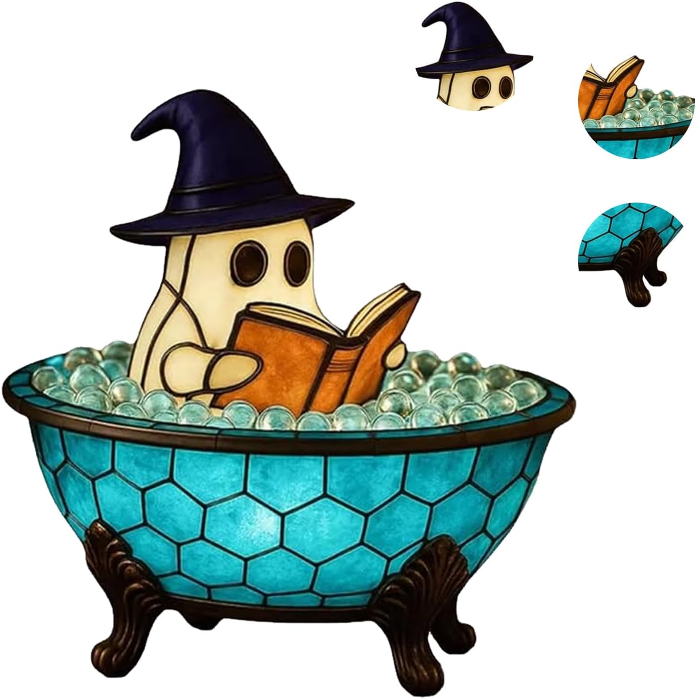 Хэллоуин Призрак Пузырь Лампа  – обзор и цена Aquarium Zombie
